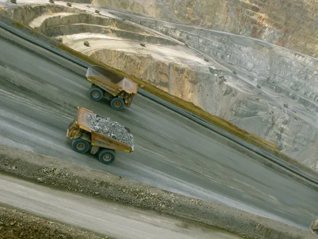 Two skips full of concrete