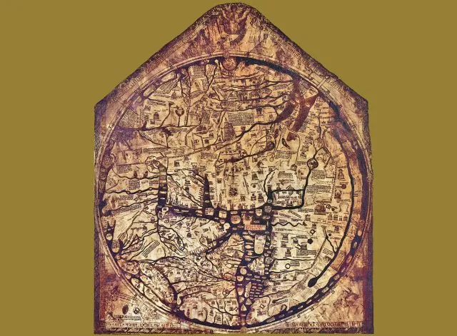 Hereford Mappa Mundi Map