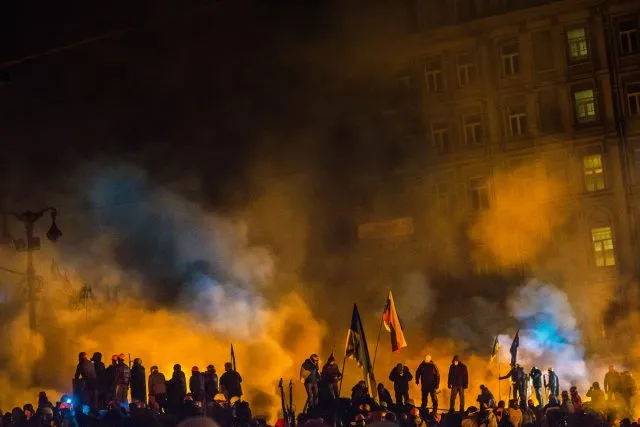 Protest in Kiev Ukraine
