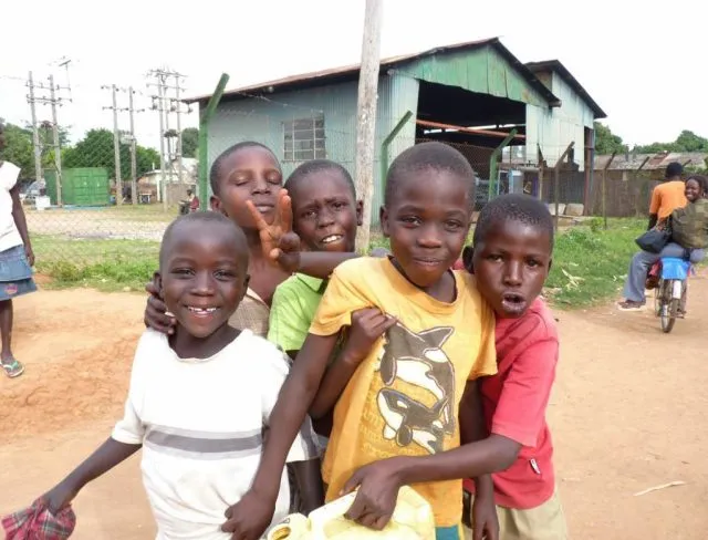 Group of African boys