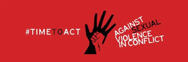 Time to Act against sexual violence logo